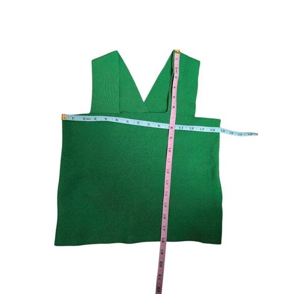 House of Harlow 1960 x Revolve green knit crop top Small - Picture 6 of 6